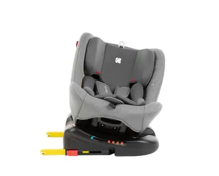 KikkaBoo-ს მანქანის სავარძელი (ქარსითი) Cruz ISOFIX Dark Grey, 10 image