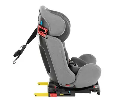 KikkaBoo-ს მანქანის სავარძელი (ქარსითი) 4 Safe ISOFIX Dark Grey 2020, 7 image