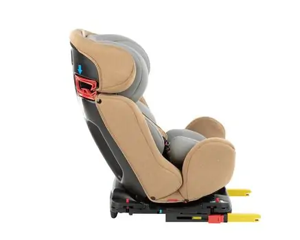 KikkaBoo-ს მანქანის სავარძელი (ქარსითი) 4 Safe ISOFIX Beige 2020, 6 image