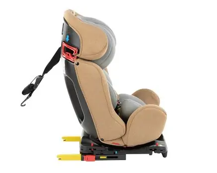 KikkaBoo-ს მანქანის სავარძელი (ქარსითი) 4 Safe ISOFIX Beige 2020, 7 image