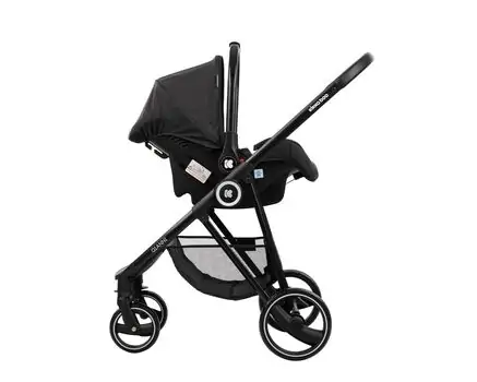 KikkaBoo Gianni Black 4in1 საბავშვო ეტლის კომპლექტი, 6 image