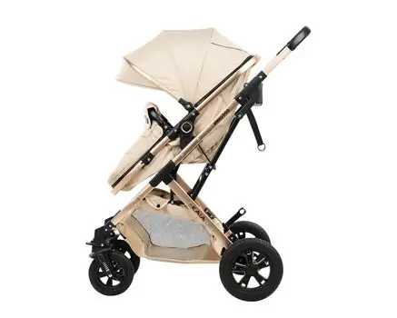 KikkaBoo Kaia Beige 3in1 საბავშვო ეტლის კომპლექტი, 5 image