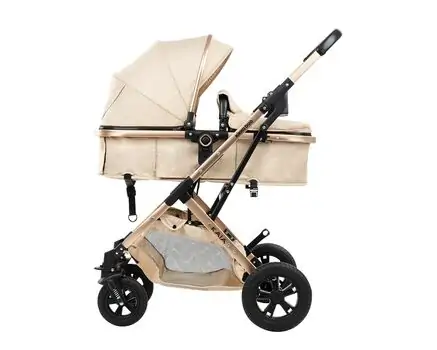 KikkaBoo Kaia Beige 3in1 საბავშვო ეტლის კომპლექტი, 7 image