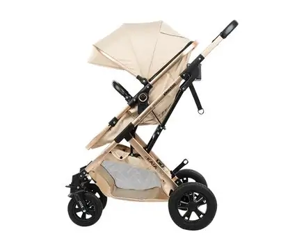 KikkaBoo Kaia Beige 3in1 საბავშვო ეტლის კომპლექტი, 6 image