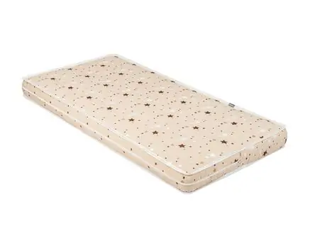KikkaBoo Mattress DayDream 60x120x10cm Stars Beige ბამბის მატრასი