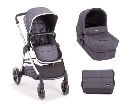 KikkaBoo Maui Grey 3in1 საბავშვო ეტლის კომპლექტი