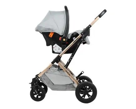 KikkaBoo Kaia Light Grey 3in1 საბავშვო ეტლის კომპლექტი, 8 image