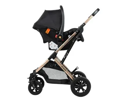 KikkaBoo Kaia Black 3in1 საბავშვო ეტლის კომპლექტი, 8 image