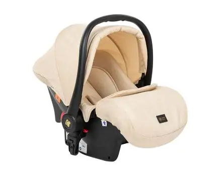 KikkaBoo Kaia Beige 3in1 საბავშვო ეტლის კომპლექტი, 12 image