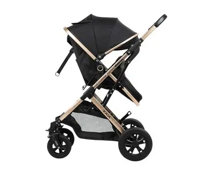 KikkaBoo Kaia Black 3in1 საბავშვო ეტლის კომპლექტი, 4 image