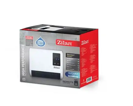 ელექტრო გამათბობელი Zilan ZLN2083 Wall Heater, 4 image