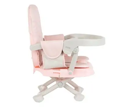 KikkaBoo Booster seat Pappo Pink საკვები სკამ-მაგიდა, 3 image