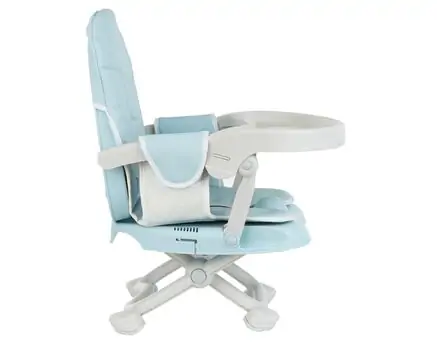 KikkaBoo Booster seat Pappo Blue საკვები სკამ-მაგიდა, 3 image