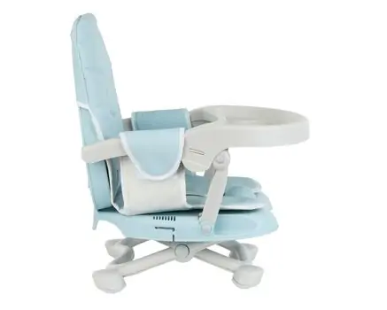 KikkaBoo Booster seat Pappo Blue საკვები სკამ-მაგიდა, 4 image