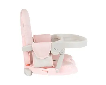 KikkaBoo Booster seat Pappo Pink საკვები სკამ-მაგიდა, 5 image
