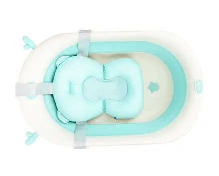 KikkaBoo Soft bath support Bear Mint ჩვილის აბაზანის შეზლონგი, 3 image