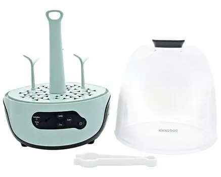 KikkaBoo Sterilizer with Twill Mint სტერილიზატორი, 2 image
