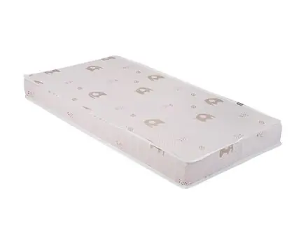 KikkaBoo Mattress Memory Comfort Elephants Pink 60х120х12cm მატრასი ბამბის ზედაპირით