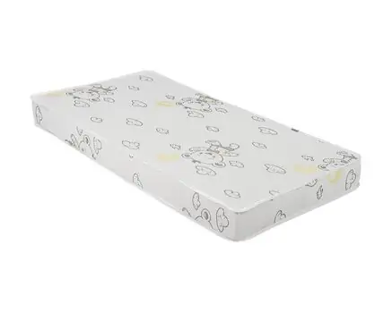 KikkaBoo Mattress Memory Comfort Bear Grey 60х120х12cm მატრასი ბამბის ზედაპირით