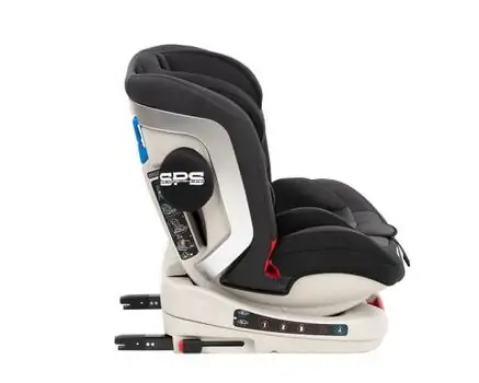 KikkaBoo Car seat 4 Strong ISOFIX Grey მანქანის სავარძელი (ქარსითი), 4 image
