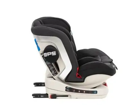 KikkaBoo Car seat 4 Strong ISOFIX Grey მანქანის სავარძელი (ქარსითი), 2 image