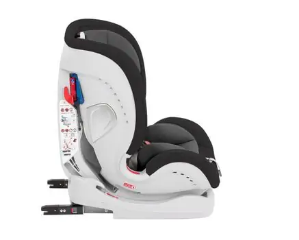 KikkaBoo 4in1 (ISOFIX) Black მანქანის სავარძელი (ქარსითი), 5 image