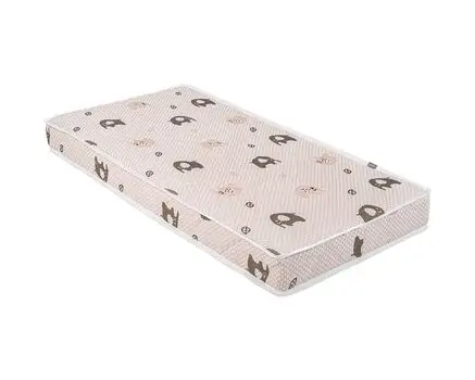 KikkaBoo Mattress Memory Comfort Elephants Green  60х120х12cm მატრასი ბამბის ზედაპირით