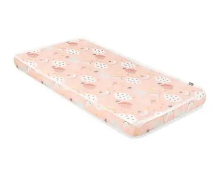 KikkaBoo Mattress Fantasia 60x120x7cm Clouds Peach ბამბის მატრასი