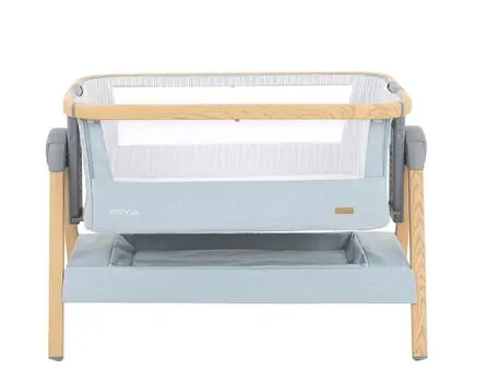 KikkaBoo Nanna Mint Wood ახალშობილის საწოლი, 6 image