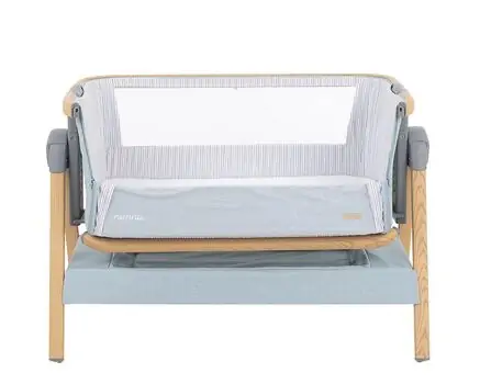 KikkaBoo Nanna Mint Wood ახალშობილის საწოლი, 9 image