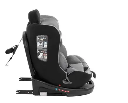 KikkaBoo Car seat I-Safe I-Size Dark Grey მანქანის სავარძელი (ქარსითი), 2 image