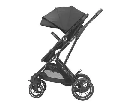 KikkaBoo Alba Black 3in1 საბავშვო ეტლის კომპლექტი, 6 image