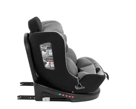 KikkaBoo Car seat I-Safe I-Size Dark Grey მანქანის სავარძელი (ქარსითი), 11 image