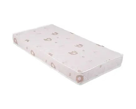KikkaBoo Mattress Memory Comfort Cool gel Elephants Pink 60х120х12cm ბამბის მატრასი გამაგრილებელი გელის ზედაპირით