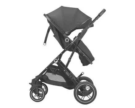 KikkaBoo Alba Black 3in1 საბავშვო ეტლის კომპლექტი, 4 image
