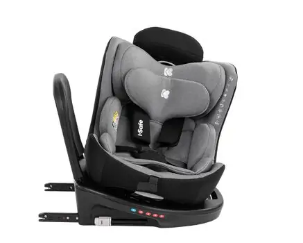 KikkaBoo Car seat I-Safe I-Size Dark Grey მანქანის სავარძელი (ქარსითი), 4 image