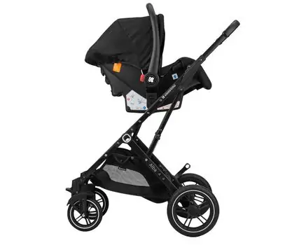 KikkaBoo Alba Black 3in1 საბავშვო ეტლის კომპლექტი, 7 image