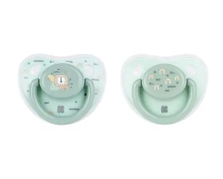 KikkaBoo Pacifier Savanna Mint 2pcs ჩვილის საწოვარა