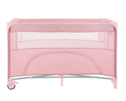Kikkaboo Baby Cot 2 levels Nighty Night Pink - საბავშვო ორ დონიანი საწოლი, 4 image