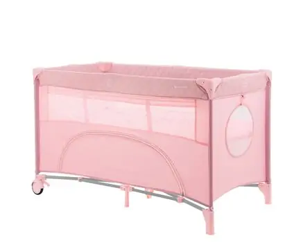 Kikkaboo Baby Cot 2 levels Nighty Night Pink - საბავშვო ორ დონიანი საწოლი, 2 image