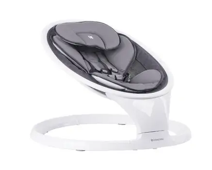 Kikkaboo Electrical Side-To-Side Swing Cuddle Me Dark Grey - საბავშვო ელექტრო შეზლონგი