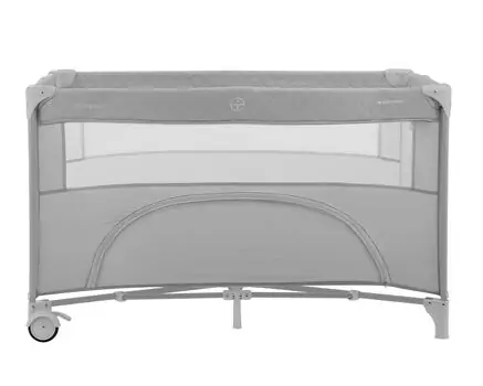 Kikkaboo Baby cot 2 levels Nighty Night Grey - საბავშვო ორ დონიანი საწოლ-მანეჟი, 9 image