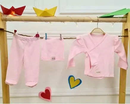 Cute Pink Clothes Set - საბავშვო ტანსაცმლის ნაკრები