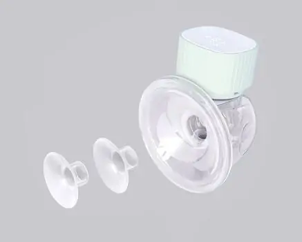 KikkaBoo Wearable electric breast pump Noa Mint ელექტრო რძის გამოსაწველი, 4 image