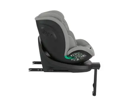 KikkaBoo i-Twist i-SIZE Light Grey - მანქანის სავარძელი (ქარსითი), 7 image
