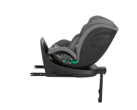 KikkaBoo i-Twist i-SIZE Dark Grey - მანქანის სავარძელი (ქარსითი), 10 image