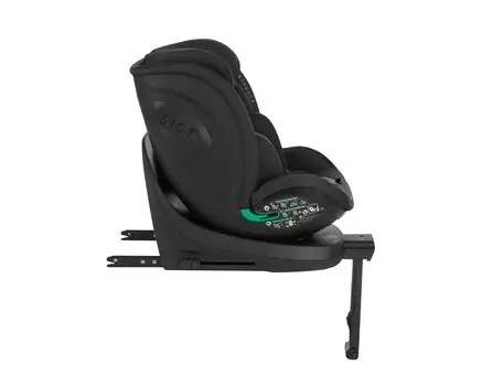 KikkaBoo i-Twist i-SIZE Black - მანქანის სავარძელი (ქარსითი), 6 image
