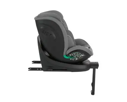 KikkaBoo i-Twist i-SIZE Dark Grey - მანქანის სავარძელი (ქარსითი), 9 image