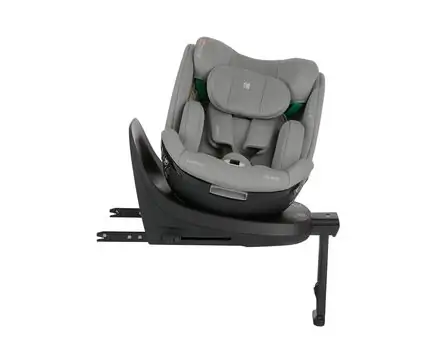 KikkaBoo i-Twist i-SIZE Light Grey - მანქანის სავარძელი (ქარსითი), 10 image