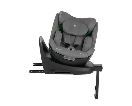 KikkaBoo i-Twist i-SIZE Dark Grey - მანქანის სავარძელი (ქარსითი), 12 image
